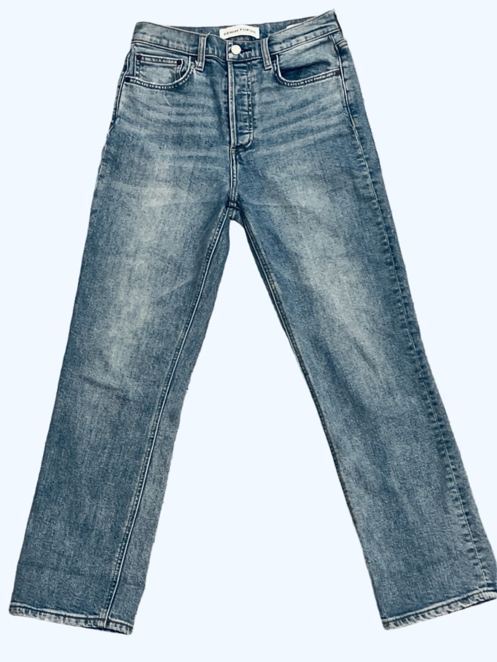 Denim Forum Arlo High Rise Straight - Picture 3 of 11